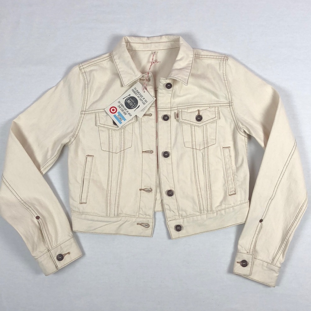 Toms women’s denim jacket size small NWT - Picture 1 of 6